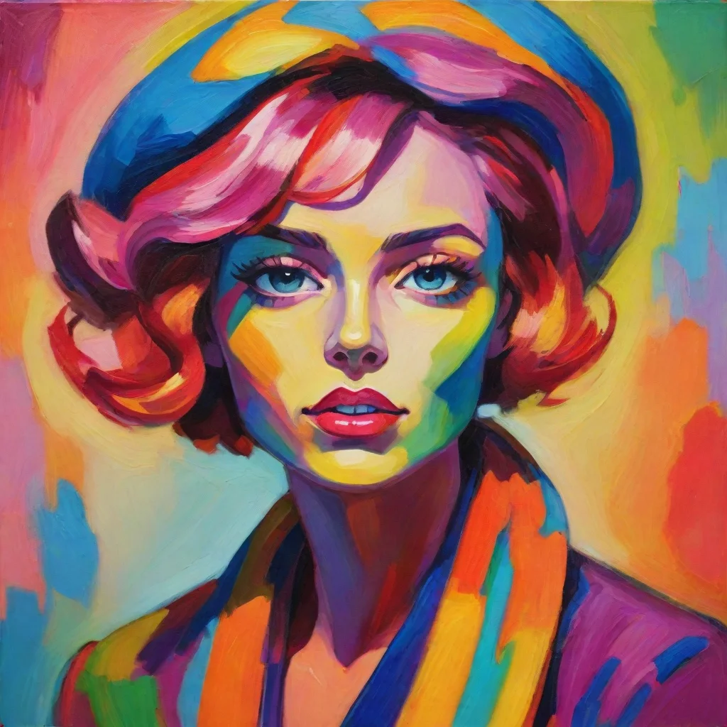 ai  fauvist fantasy character portrait confidence stunning bold colorful wonderful 