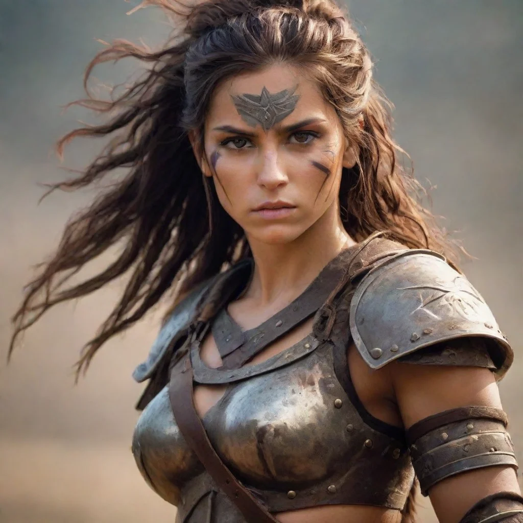 ai  female warrior i am a warrior and i am here to protect you