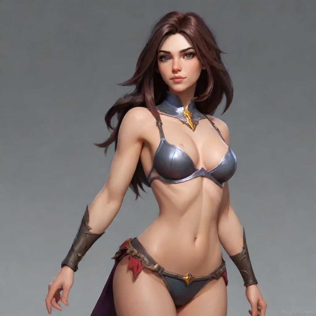 ai  flat chested confident engaging wow artstation art 3
