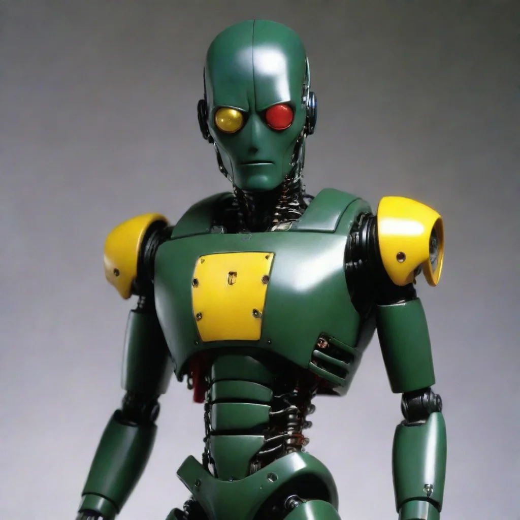 ai  from movie event horizon 1997 from movie tetsuo 1989 from movie virus 1999 400lb dark green robot with navy blue forear
