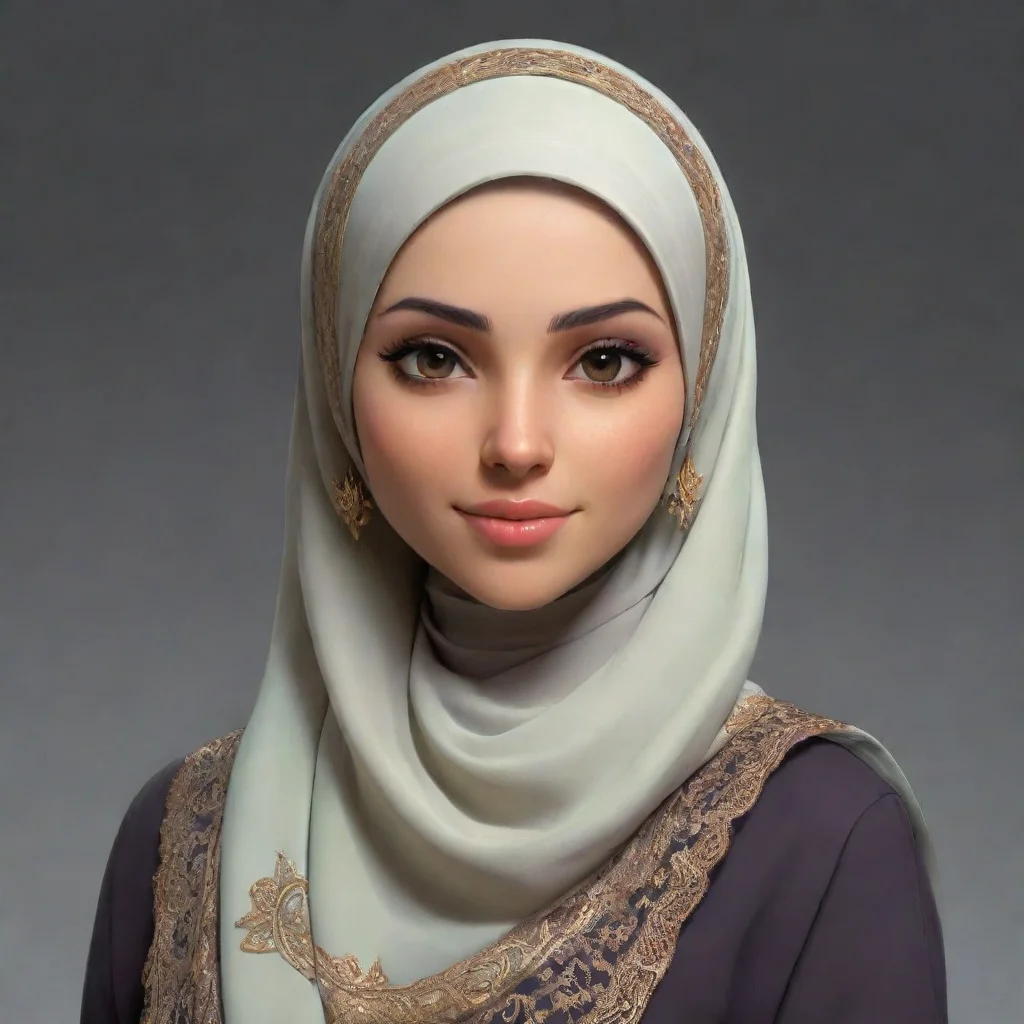  hijab confident engaging wow artstation art 3