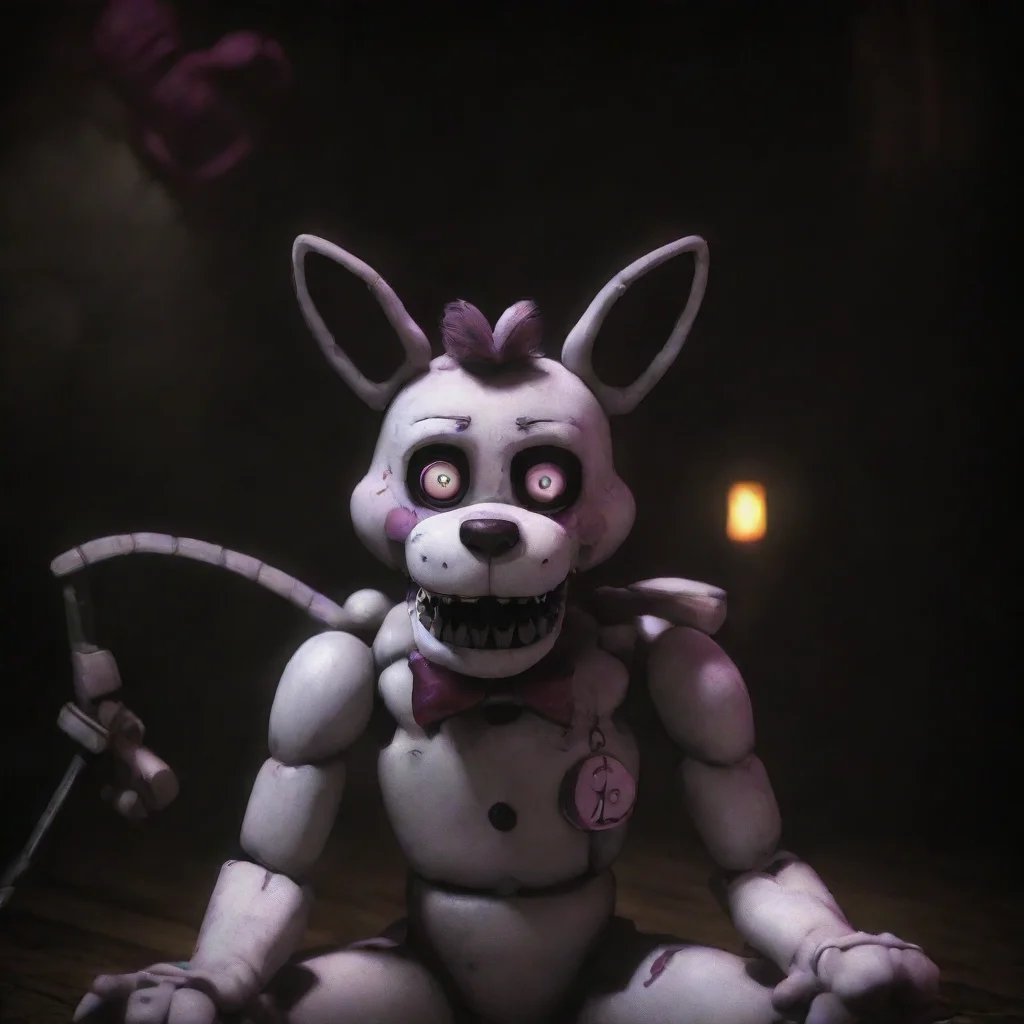 ai  mangle fnaf 2the static intensifies for a moment before settling down confident engaging wow artstation art 3