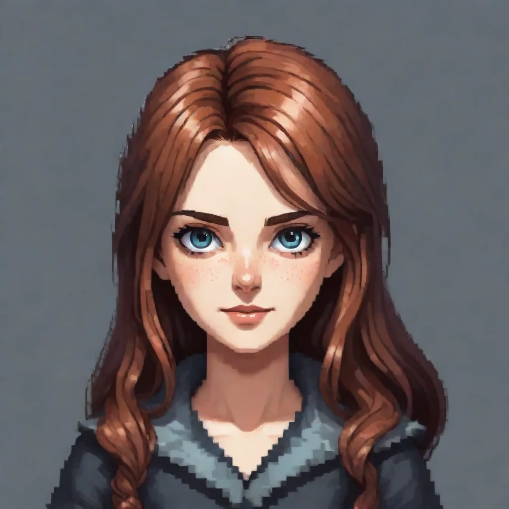 ai  pixel style pixelated character game art portrait 
