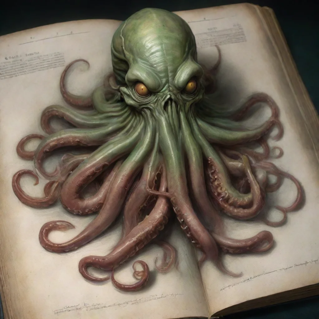 ai 1800 era surgical book illustration cthulhu ultrarealistic highly detailed 8k w 1792 h 1024 confident engaging wow artst