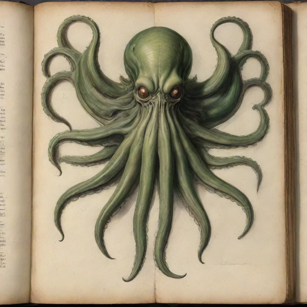  1800 era surgical book illustration cthulhu ultrarealistic highly detailed 8k w 1792 h 1024 good looking trending fantas