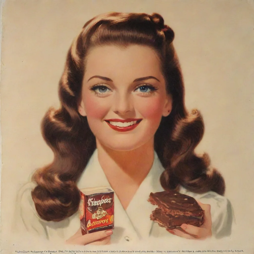  1940s choclate ad called snappers amazing awesome portrait 2