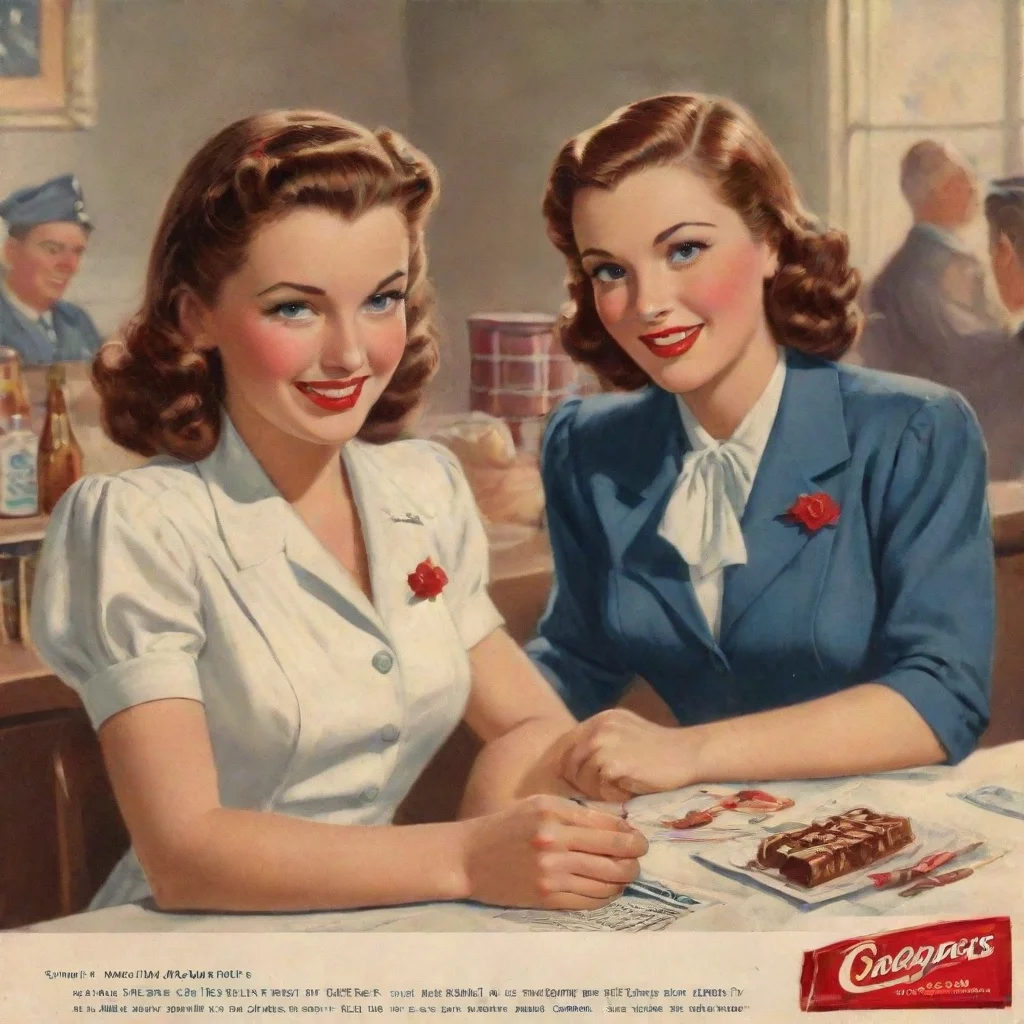 ai 1940s choclate ad called snappers confident engaging wow artstation art 3