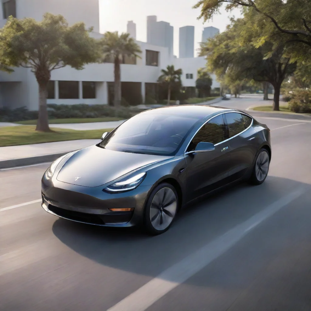 ai 2023 Tesla Model 3  Tesla