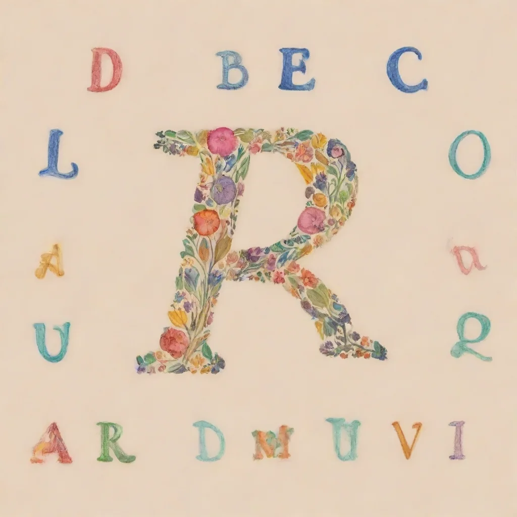 26 alphabet letter in font idea