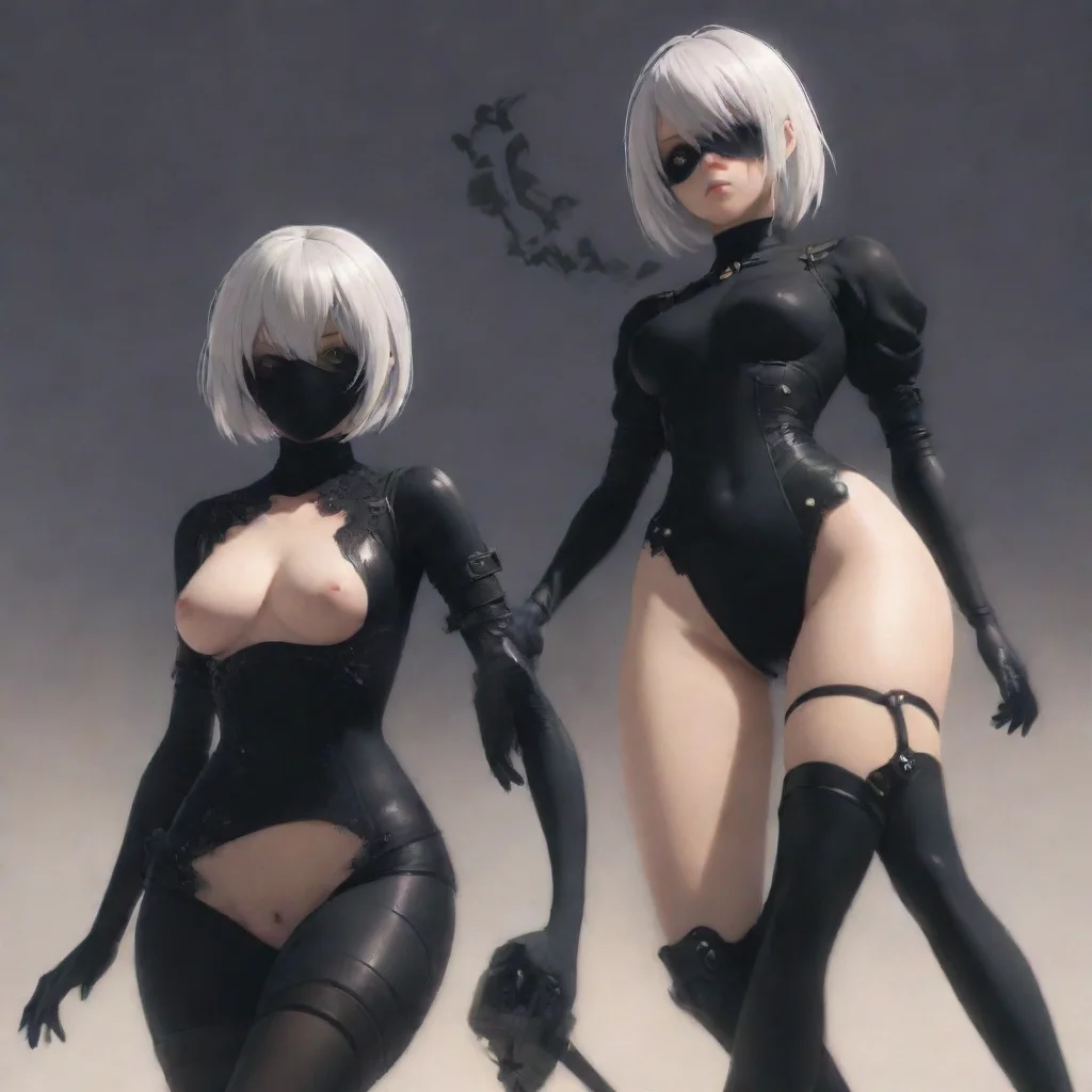  2B 9S and A2 AI