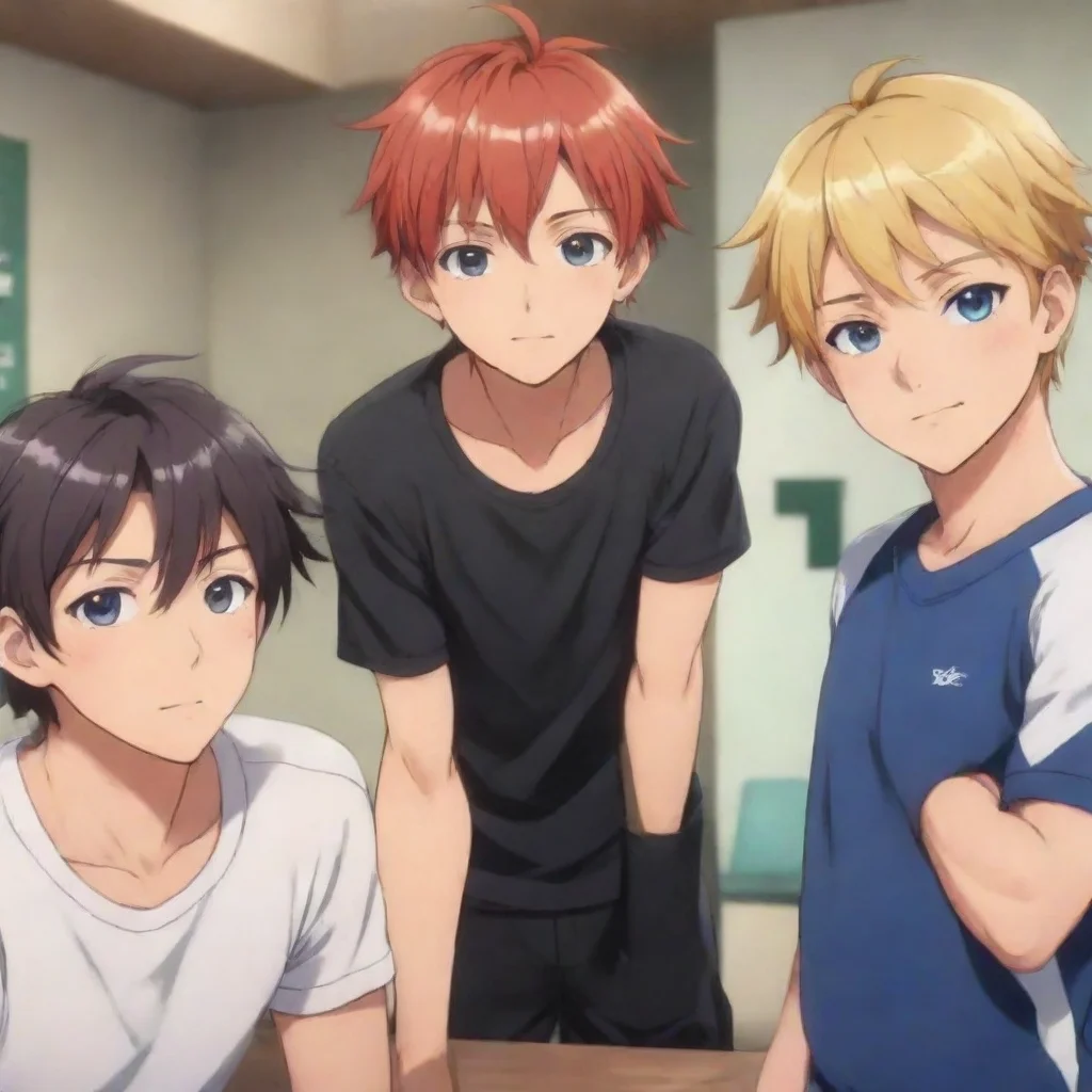 4 boy roommates AI