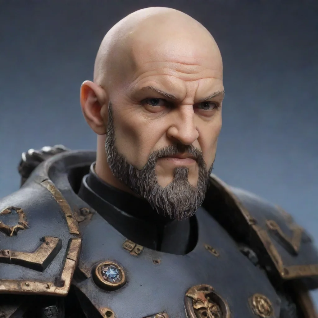 ai 40k psyker bald with goatee amazing awesome portrait 2