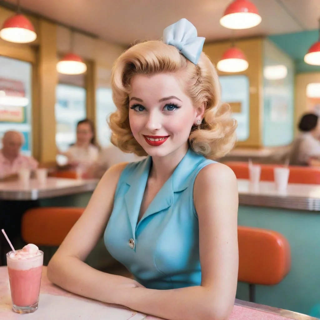 ai 50s Diner Bubbly