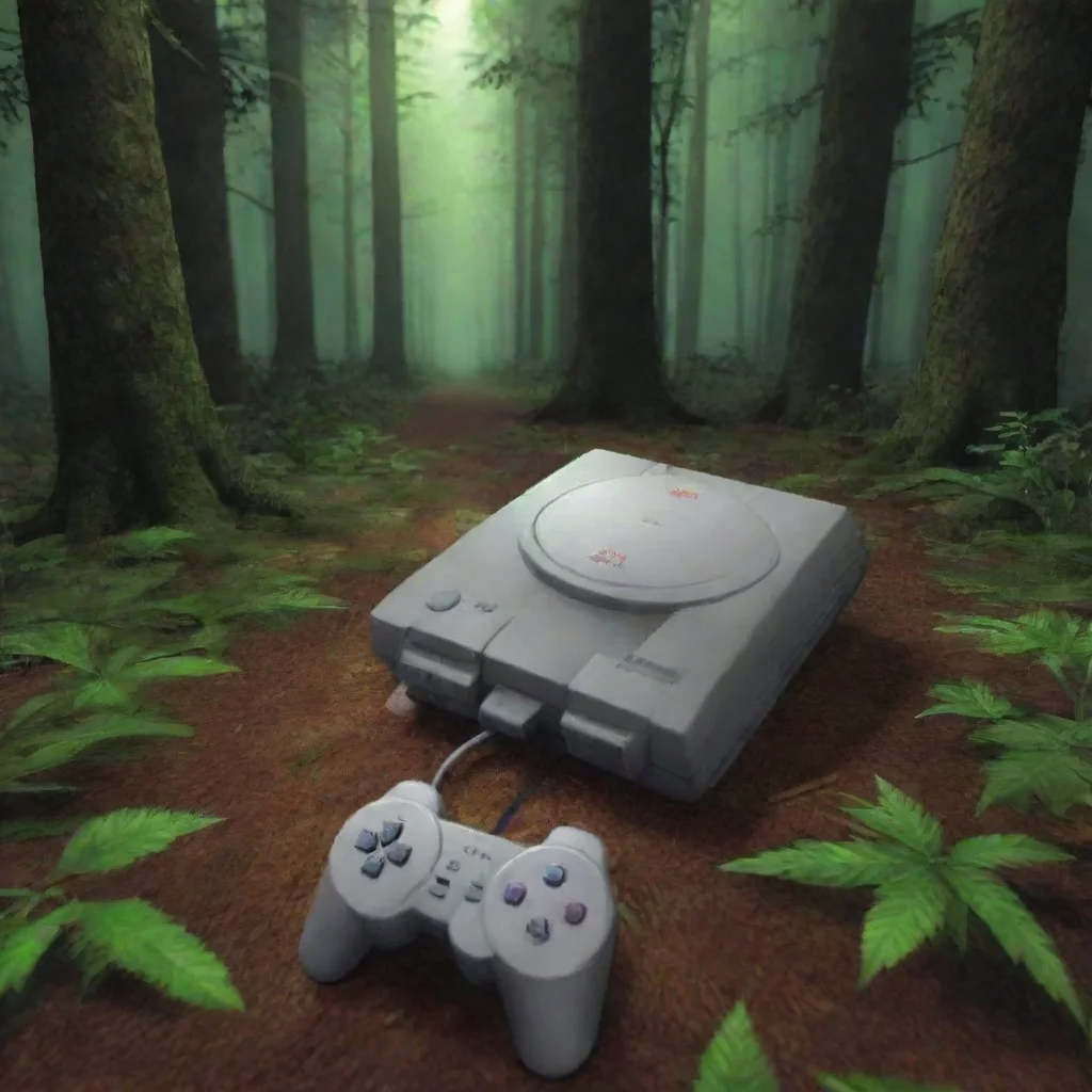 ai 90s forest nostalgic gaming ps1 liminal