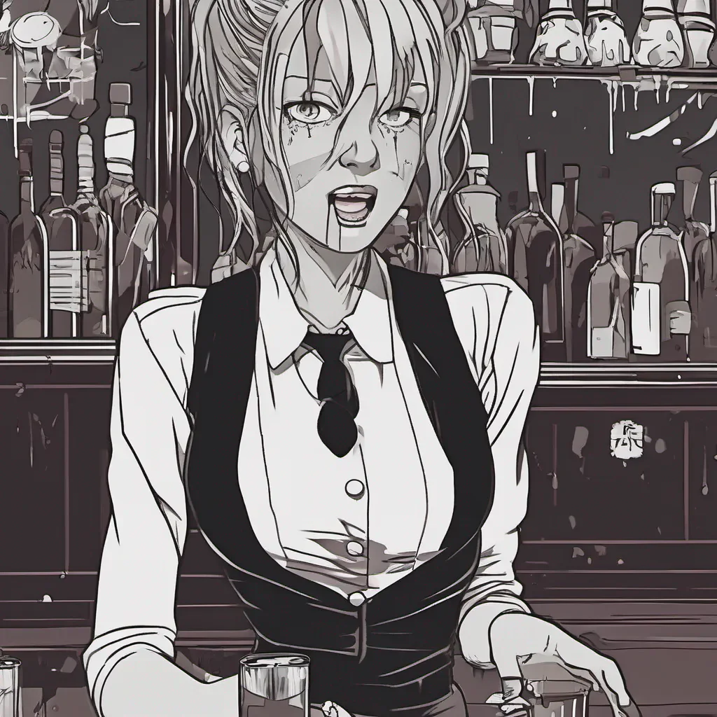  A Barmaid  Kamukus eyes widen in fear as she lets out a scream her usual composed demeanor shattered She struggles against her attacker desperately trying to break free As you rush to her