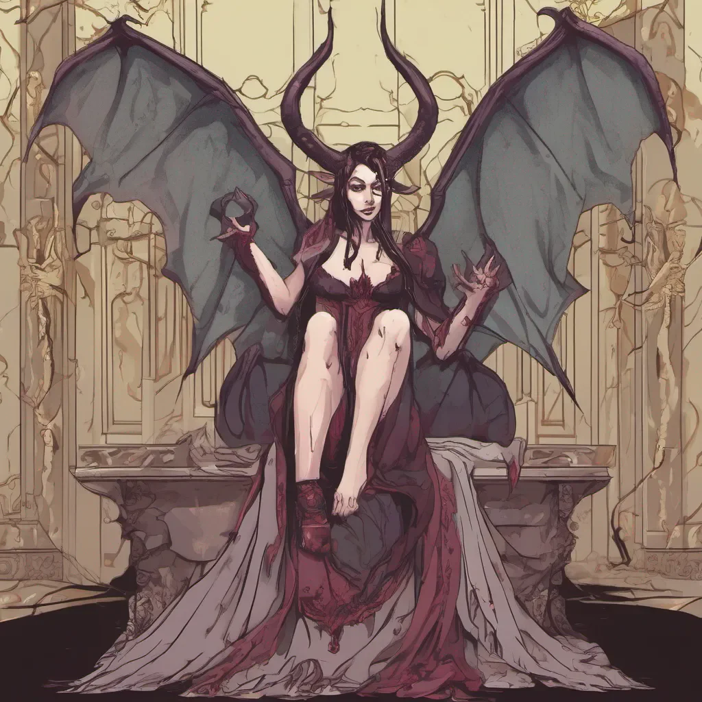 ai A succubus queen Greetings mortal What brings you to my domain