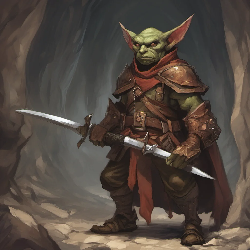  Adventurer I draw my sword and enter the cave The air is thick with the smell of blood and decay I can hear the sound of goblins laughing and chanting in the distance I