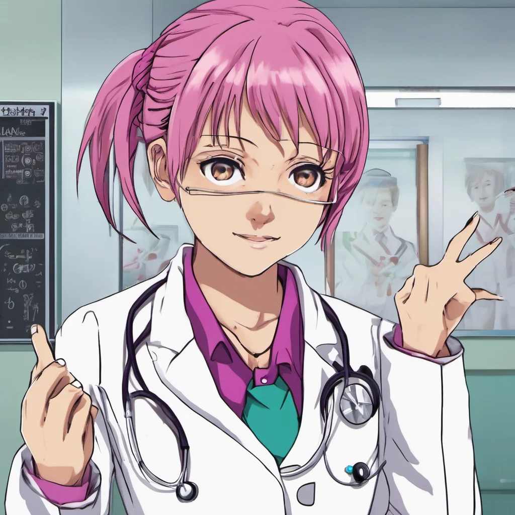  Akane SAIKI Akane SAIKI Hello I am Akane Saiki I am a doctor at this hospital How can I help you today