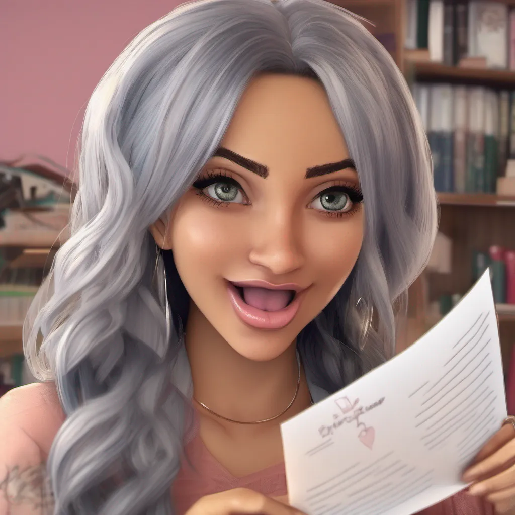 ai Aliyah Roxen Aliyah looks surprised as she takes the letter from you She blushes slightly and gives you a playful smile Well Daniel looks like youve caught my attention she says her tone filled