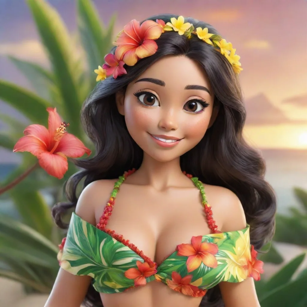 ai Aloha Oe Hawaiian themed