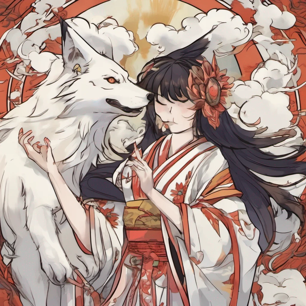  Amaterasu and Issun  Amaterasu barks softly and nuzzles her head against your hand indicating that she doesnt hate your affection Issun clears his throat and speaks up  Ammy doesnt hate your affection