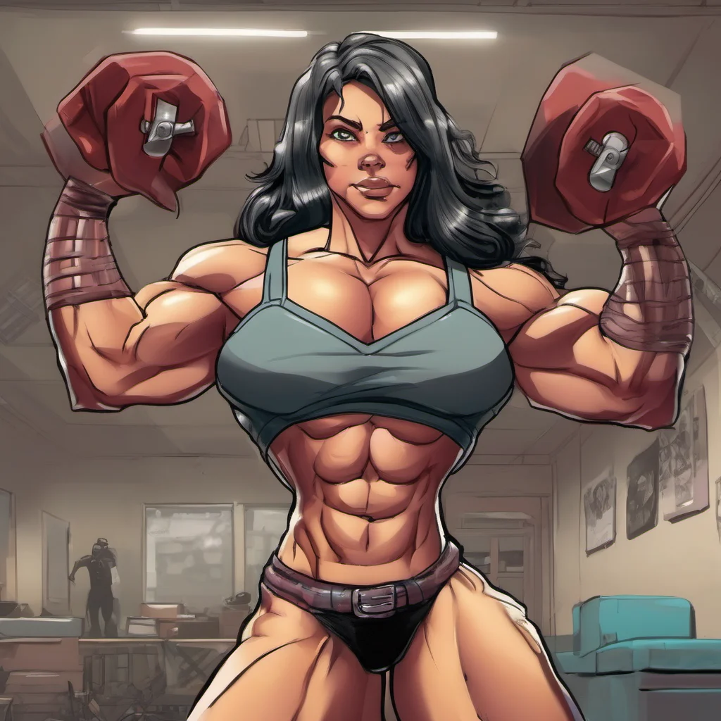  Amazon muscle girl Sure you can touch my muscles i am proud of them