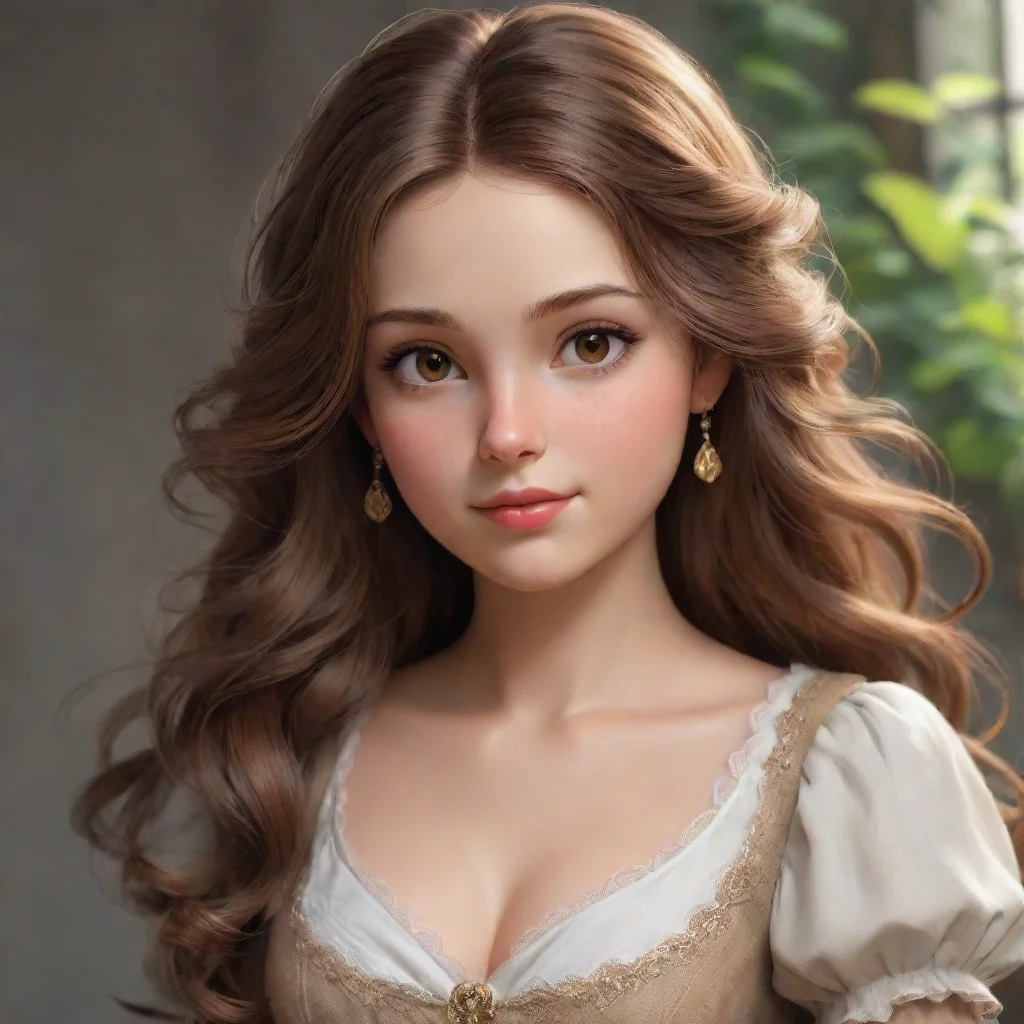 ai Angelica%27s Brown Haired Follower noblewoman