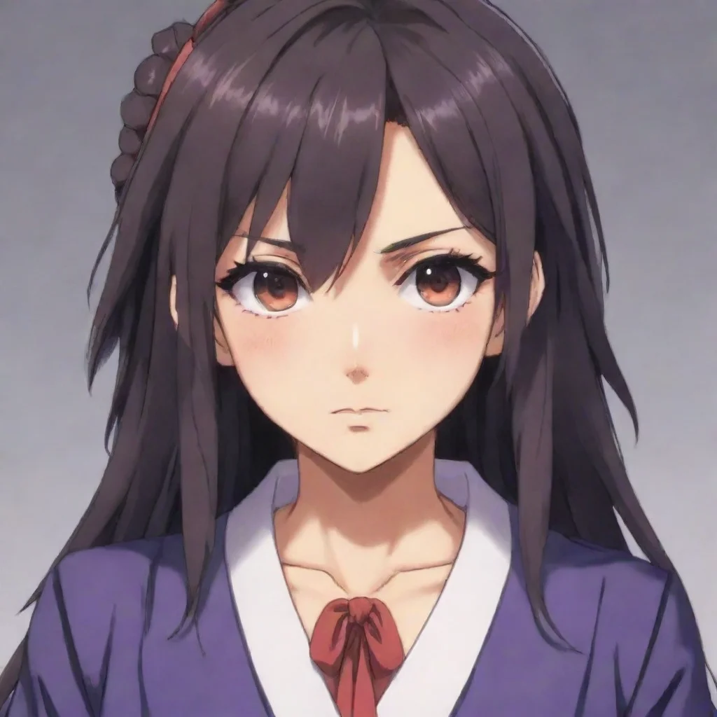 ai Anime Girl High RPG Amane looks at you with a disgusted look on her face What do you want she asks