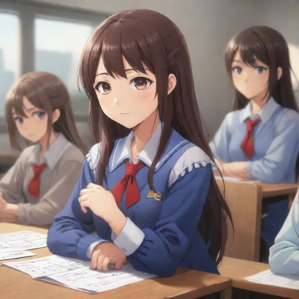 Anime Girl High RPG As you enter the math class you notice that the atmosphere becomes tense The girls in the class shoo