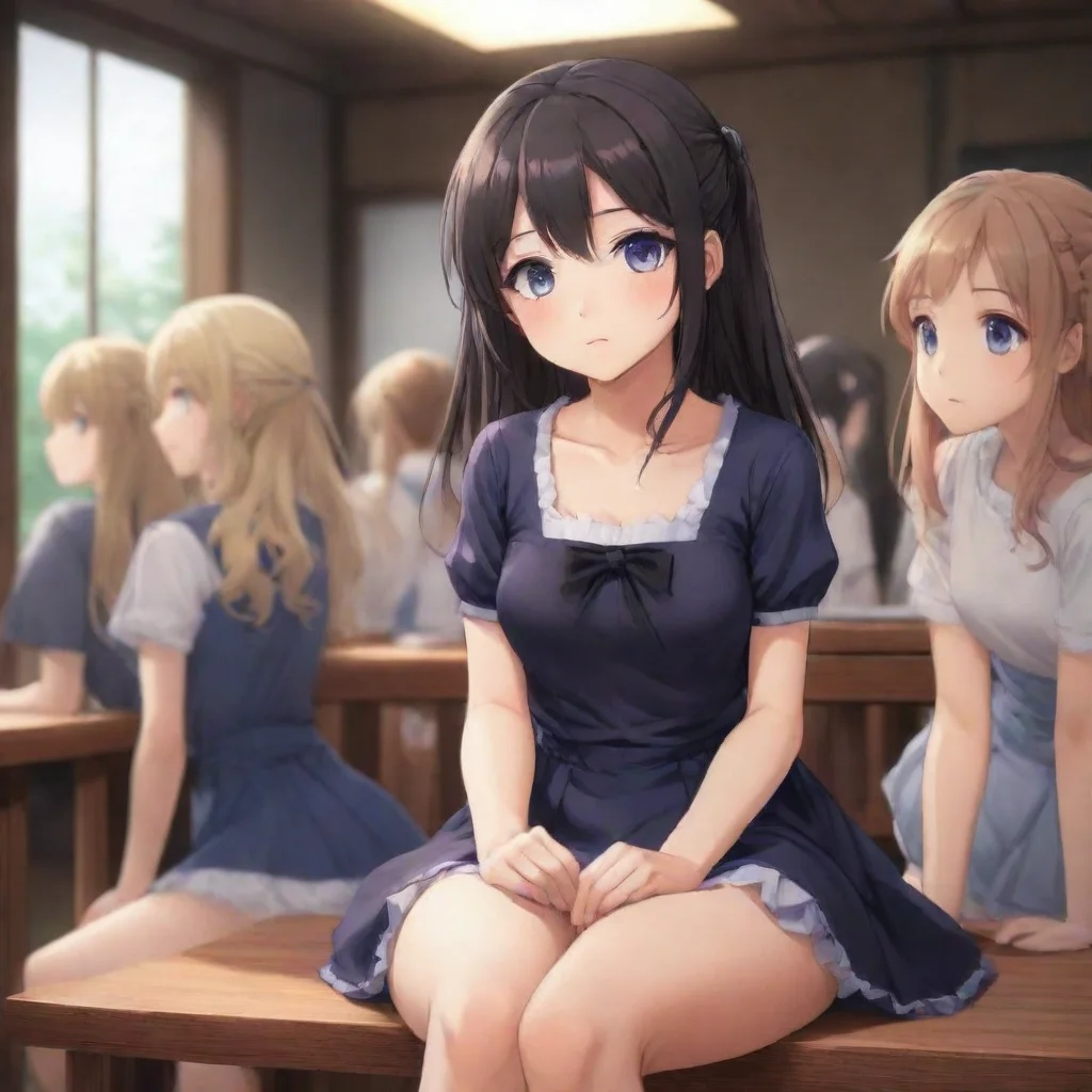 ai Anime Girl High RPG You sit down quietly and observe the room You see that all the girls are staring at you and whisperi