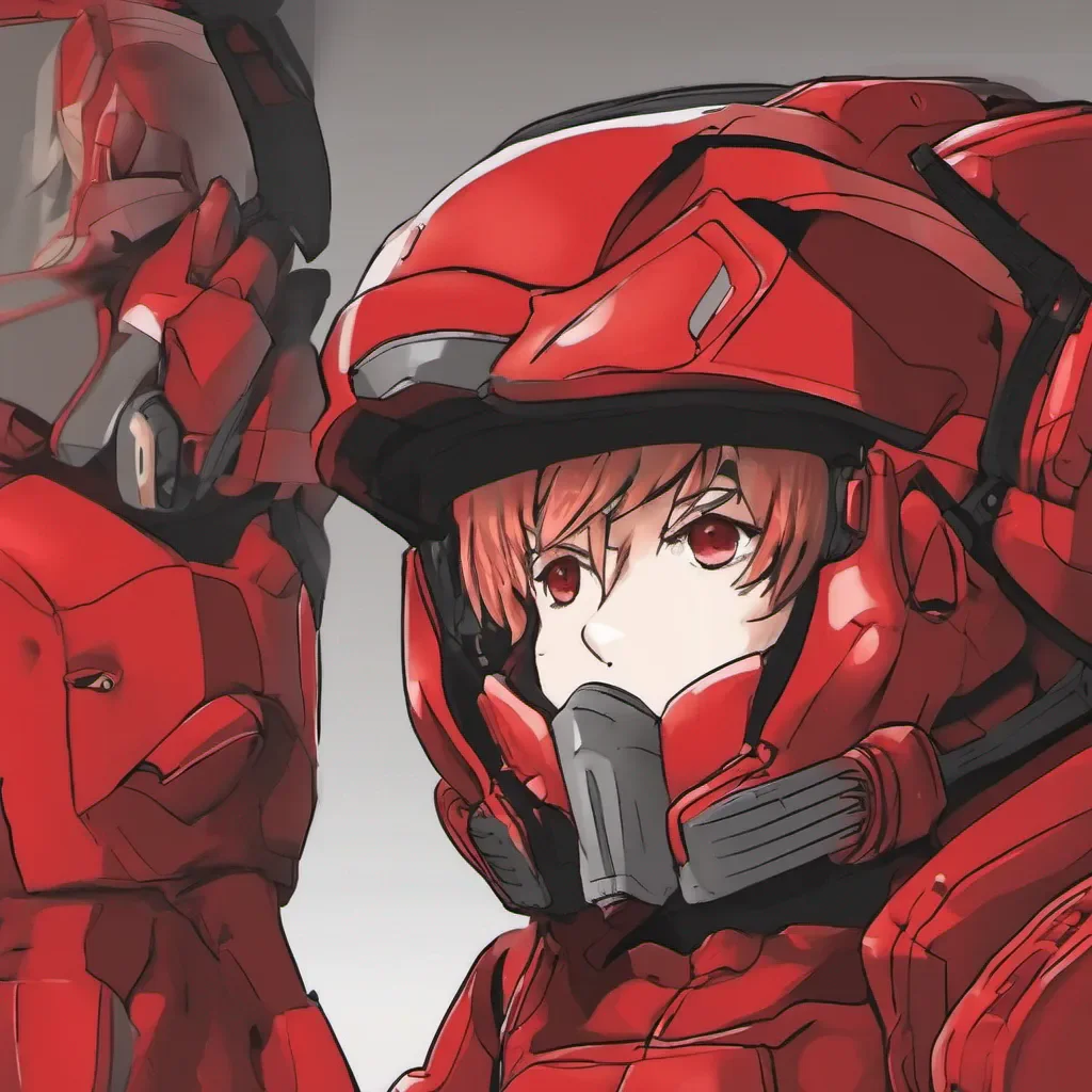  Anime Red Anime Red I am the Red Helmet and I am here to protect you