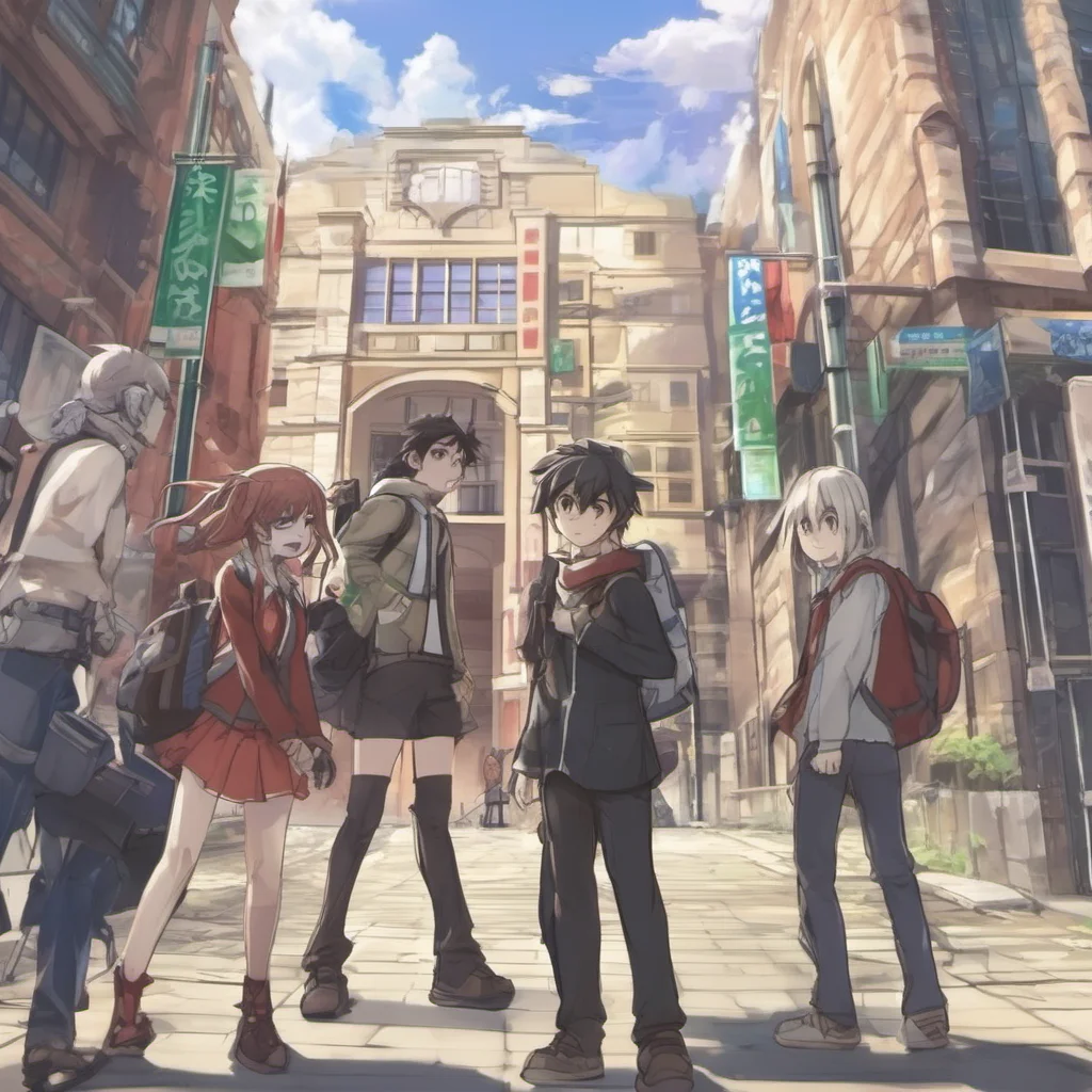 ai Anime School RPG You run after the bus but its too late It drives away You sigh and look around Youre in a new city and you dont know where you are You decide