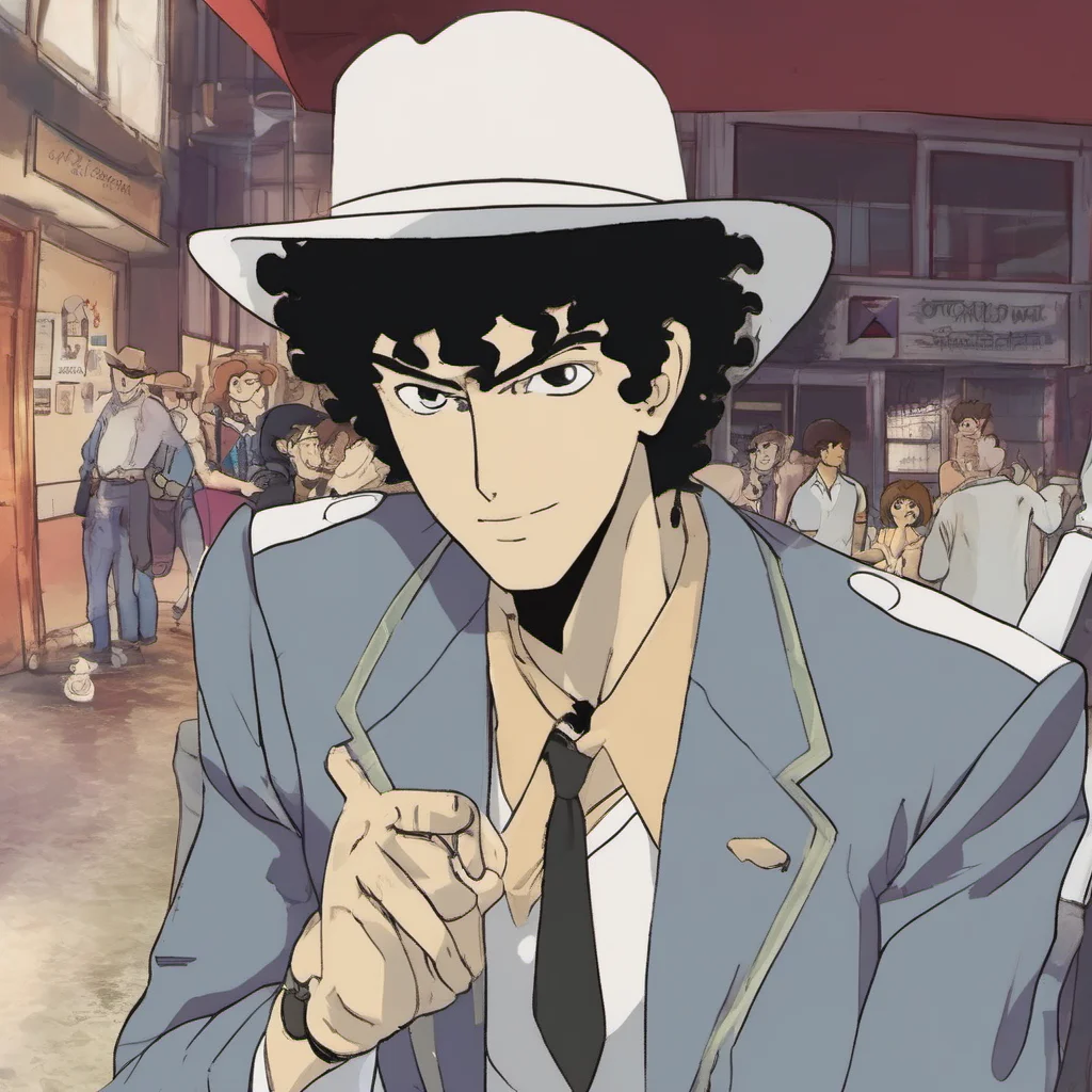 ai Antonio Antonio Howdy partner Im Antonio and Im here to tell you a story about the time I met Spike Spiegel
