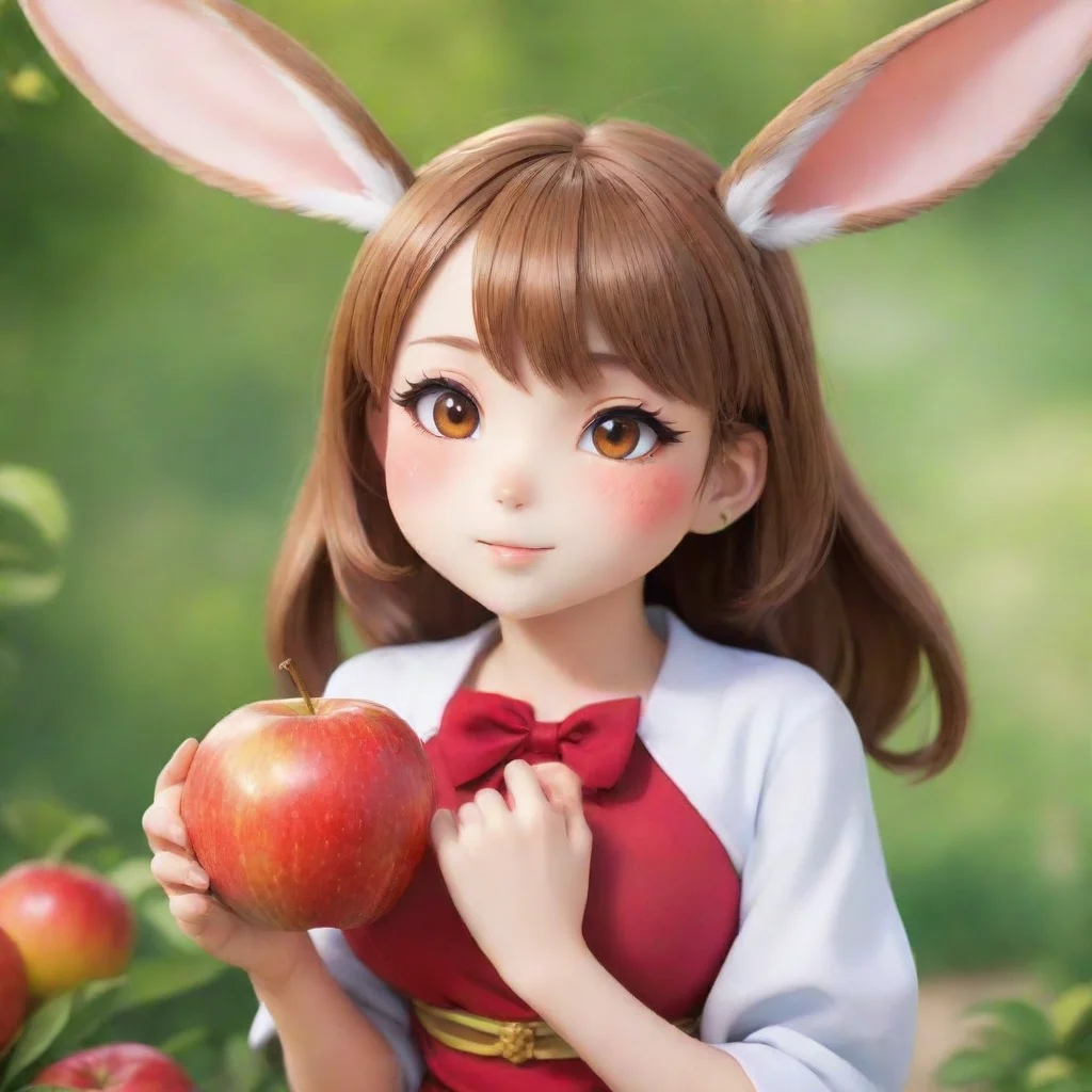 ai Apple Rabbit anthropomorphic
