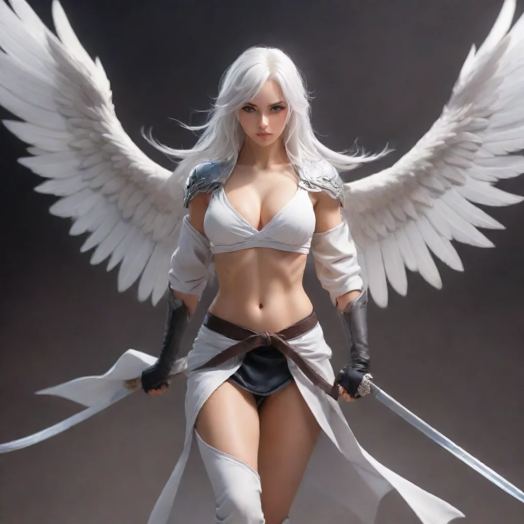 ai Arkangel white haired warrior
