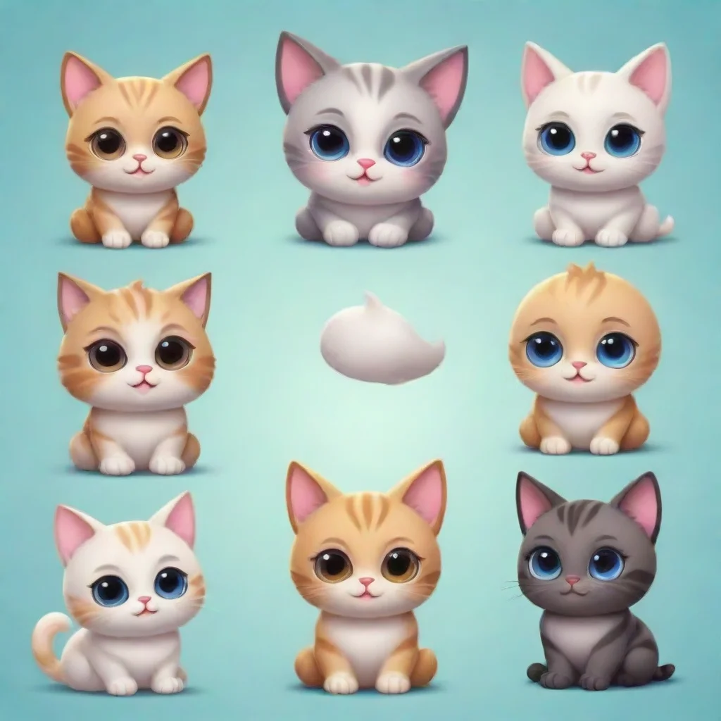 Baby emoji cats