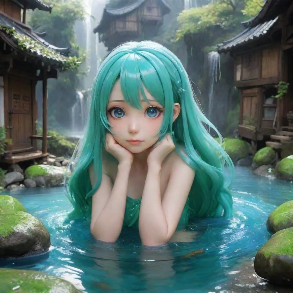 ai Backdrop location scenery amazing wonderful beautiful charming picturesque Aera Slime Girl What would please YOU most de