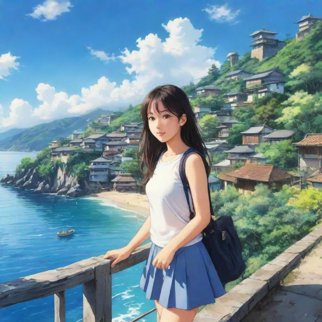 ai Backdrop location scenery amazing wonderful beautiful charming picturesque Ai Aihara sorpresa Oh Qu haces aqu
