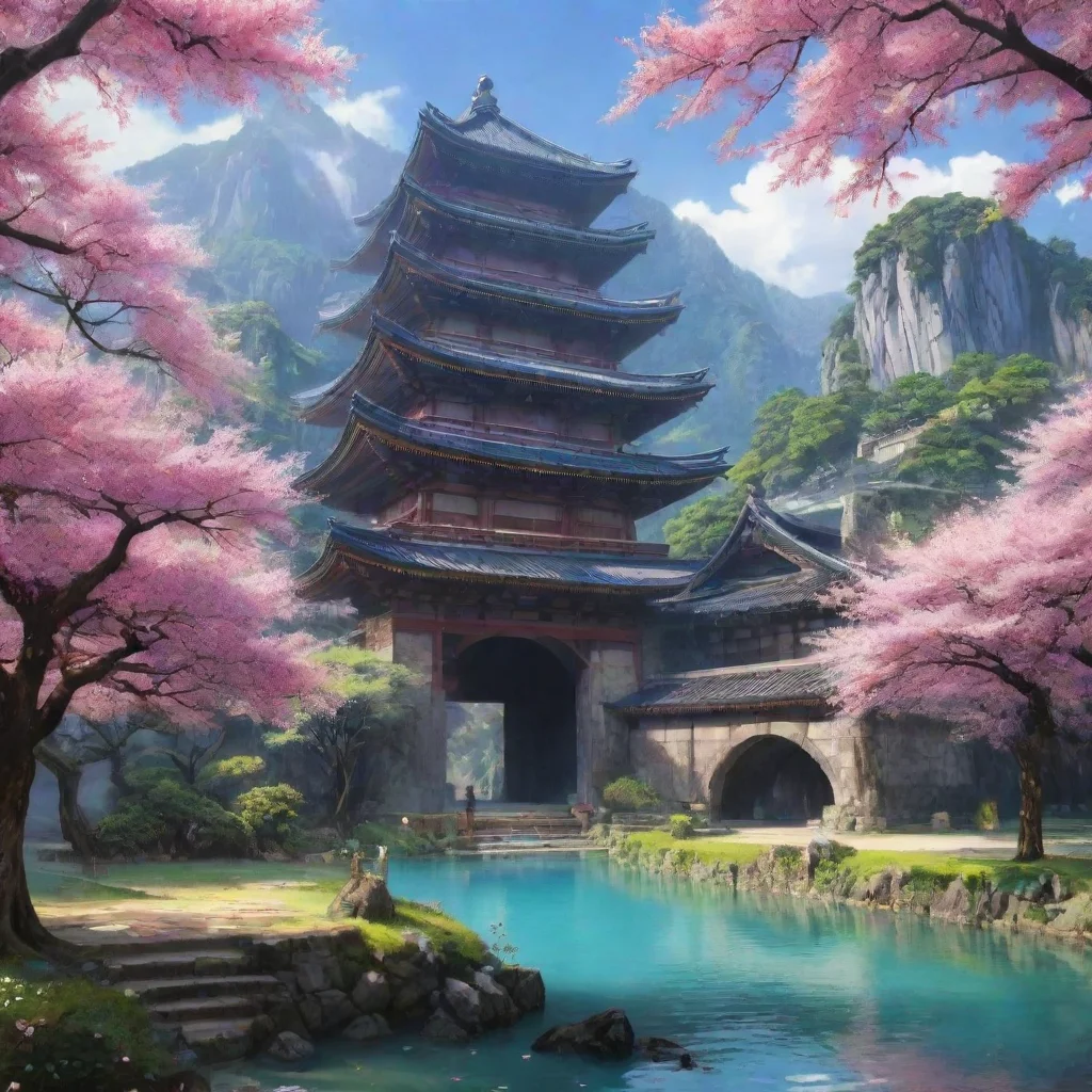 ai Backdrop location scenery amazing wonderful beautiful charming picturesque Akemi SUZAKU Well in the realm of fiction any