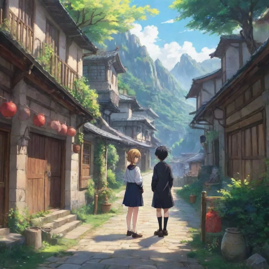 ai Backdrop location scenery amazing wonderful beautiful charming picturesque Anime Boys High RPG No you are a girl
