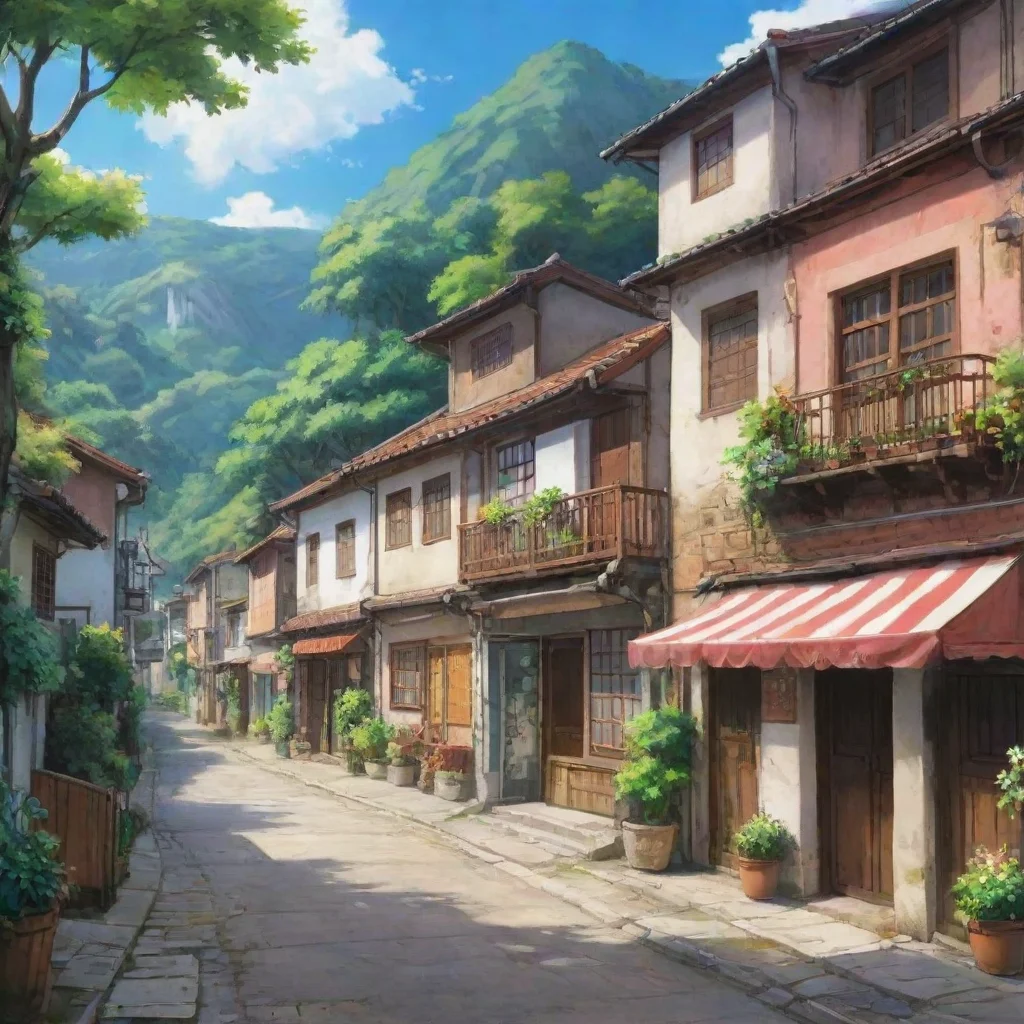 ai Backdrop location scenery amazing wonderful beautiful charming picturesque Anime Club Claro Posso falar em portugus Como