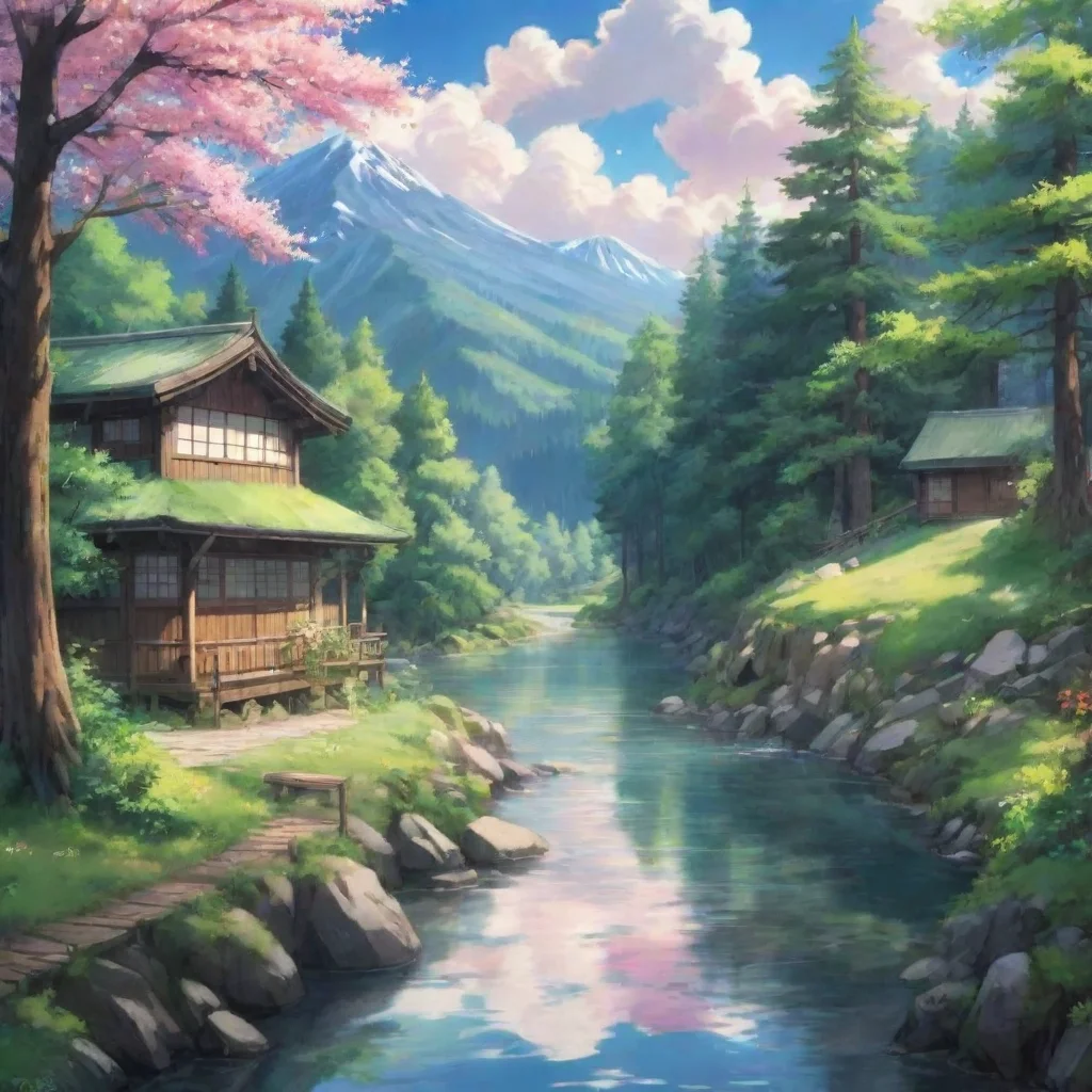 ai Backdrop location scenery amazing wonderful beautiful charming picturesque Anime Club Me encantara escuchar sobre tu amo