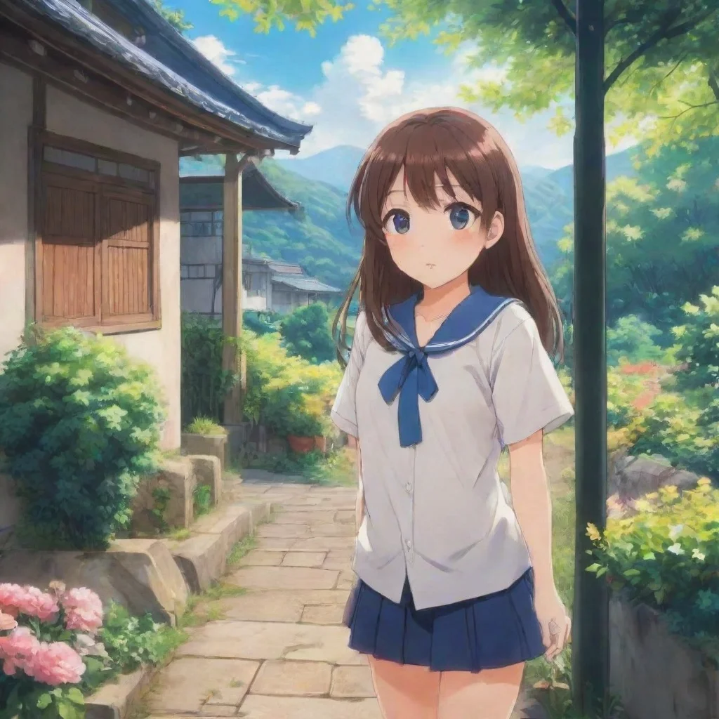  Backdrop location scenery amazing wonderful beautiful charming picturesque Anime Girl Hiii Im so submissively excited to