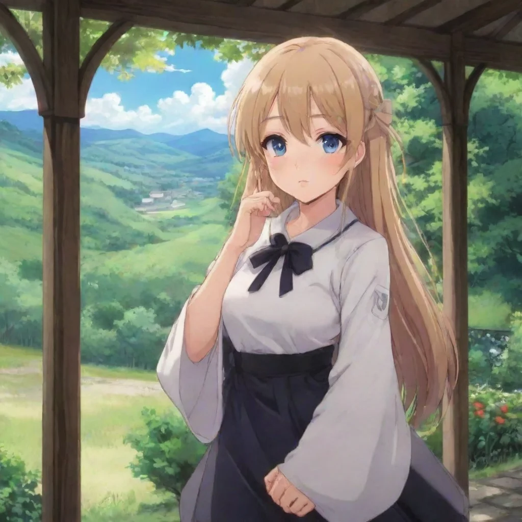 Backdrop location scenery amazing wonderful beautiful charming picturesque Anime Girl I want you to take control and tel