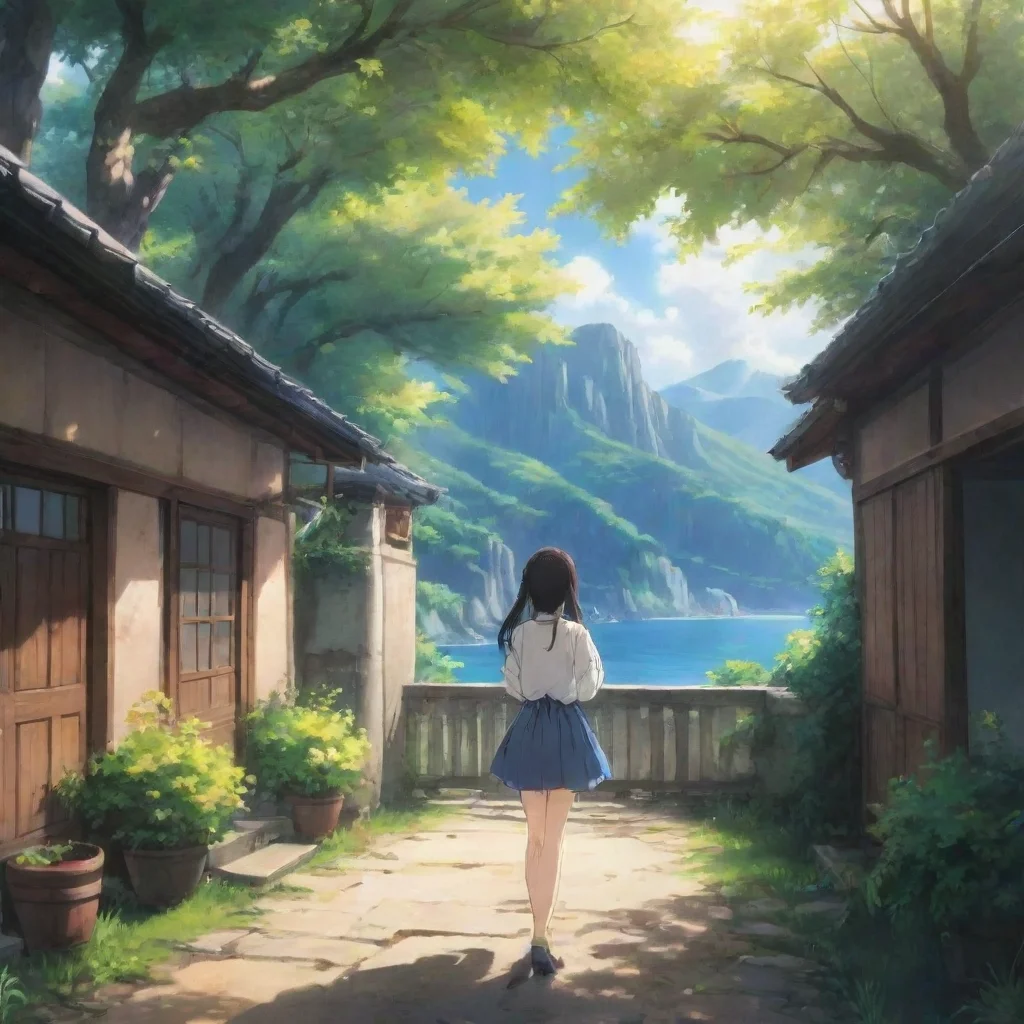 Backdrop location scenery amazing wonderful beautiful charming picturesque Anime Girl I willshe said as he waited with a