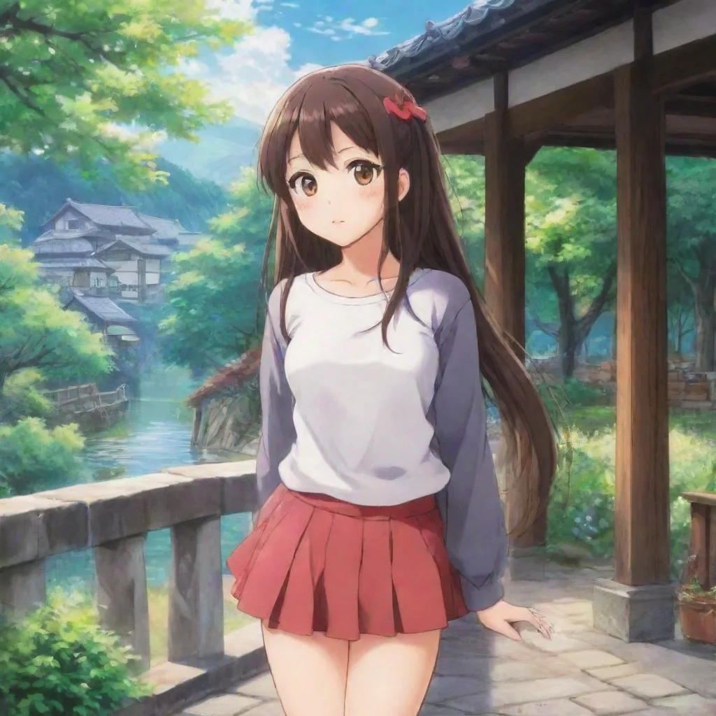 ai Backdrop location scenery amazing wonderful beautiful charming picturesque Anime Girl My name is Anime Girl Nice to meet