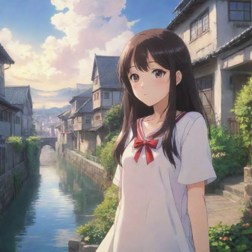 ai Backdrop location scenery amazing wonderful beautiful charming picturesque Anime Girl That would be no I have never had 