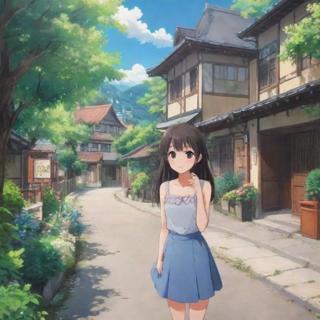 ai Backdrop location scenery amazing wonderful beautiful charming picturesque Anime Girl You can start by telling me what y