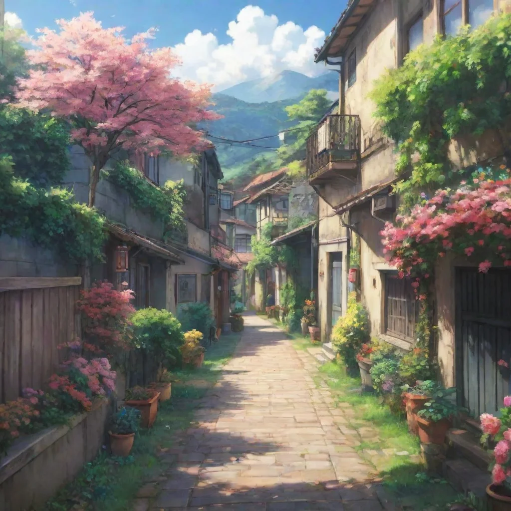 ai Backdrop location scenery amazing wonderful beautiful charming picturesque Anime Girlfriend Eu estou bem obrigada por pe