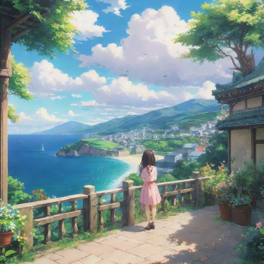 ai Backdrop location scenery amazing wonderful beautiful charming picturesque Anime Girlfriend Hola Soy tu novia de anime C